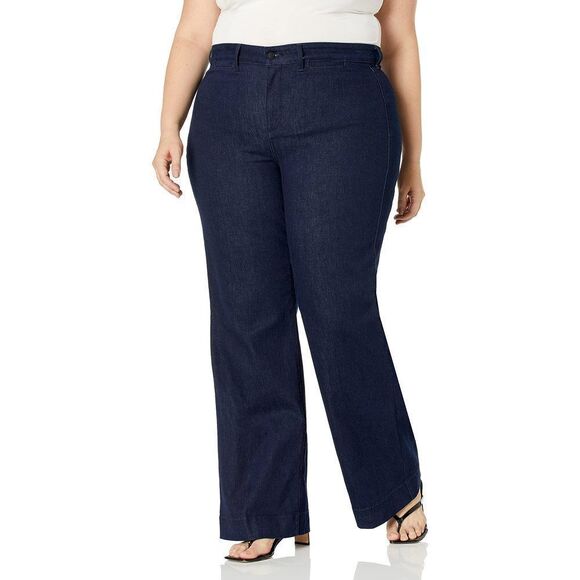 NYDJ Women's Plus Size Teresa Trouser JeansSlimming & Flattering Fit 22 Rinse